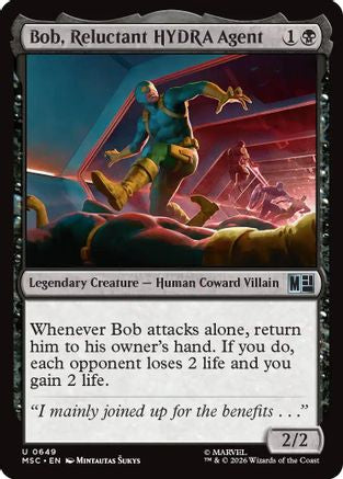 Bob, Reluctant HYDRA Agent (MSC-649) - Commander: Marvel Super Heroes