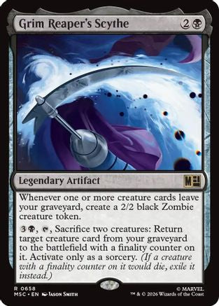 Grim Reaper's Scythe (MSC-658) - Commander: Marvel Super Heroes