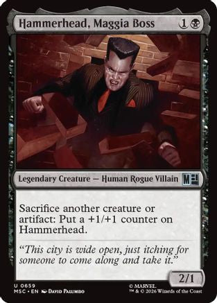 Hammerhead, Maggia Boss (MSC-659) - Commander: Marvel Super Heroes Foil