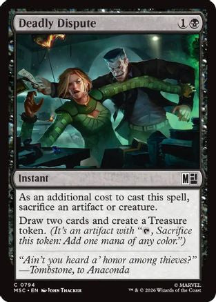 Deadly Dispute (MSC-794) - Commander: Marvel Super Heroes Foil
