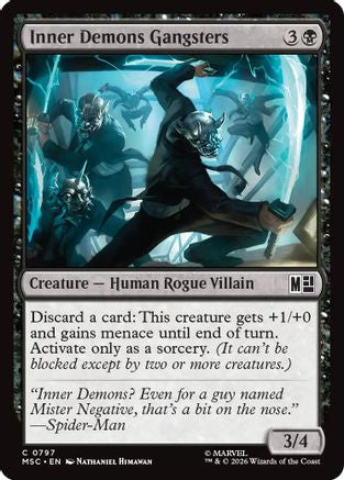Inner Demons Gangsters (MSC-797) - Commander: Marvel Super Heroes Foil
