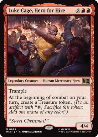 Luke Cage, Hero for Hire (MSC-696) - Commander: Marvel Super Heroes