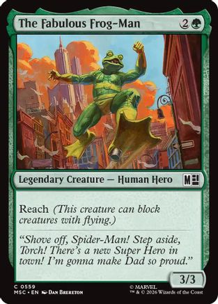 The Fabulous Frog-Man (MSC-559) - Commander: Marvel Super Heroes Foil