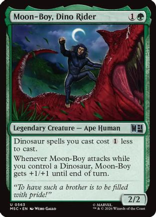 Moon-Boy, Dino Rider (MSC-563) - Commander: Marvel Super Heroes Foil
