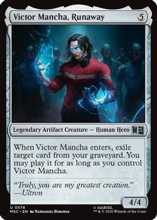 Victor Mancha, Runaway (MSC-574) - Commander: Marvel Super Heroes
