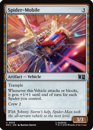 Spider-Mobile (MSC-826) - Commander: Marvel Super Heroes
