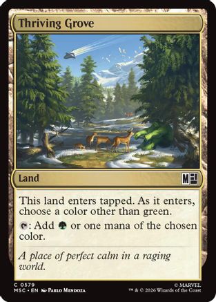 Thriving Grove (MSC-579) - Commander: Marvel Super Heroes Foil