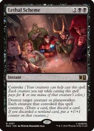 Lethal Scheme (MSC-157) - Commander: Marvel Super Heroes