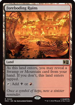 Foreboding Ruins (MSC-244) - Commander: Marvel Super Heroes