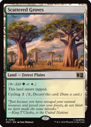 Scattered Groves (MSC-262) - Commander: Marvel Super Heroes