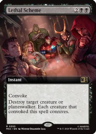 Lethal Scheme (Extended Art) (MSC-353) - Commander: Marvel Super Heroes