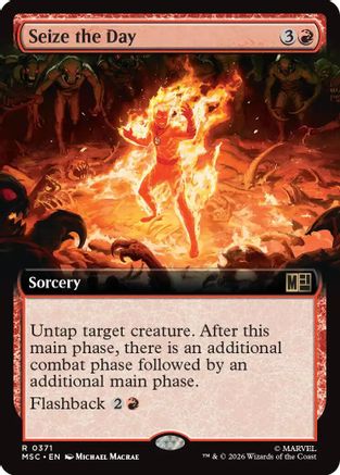 Seize the Day (Extended Art) (MSC-371) - Commander: Marvel Super Heroes