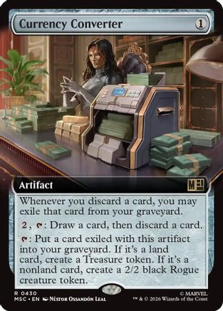 Currency Converter (Extended Art) (MSC-430) - Commander: Marvel Super Heroes
