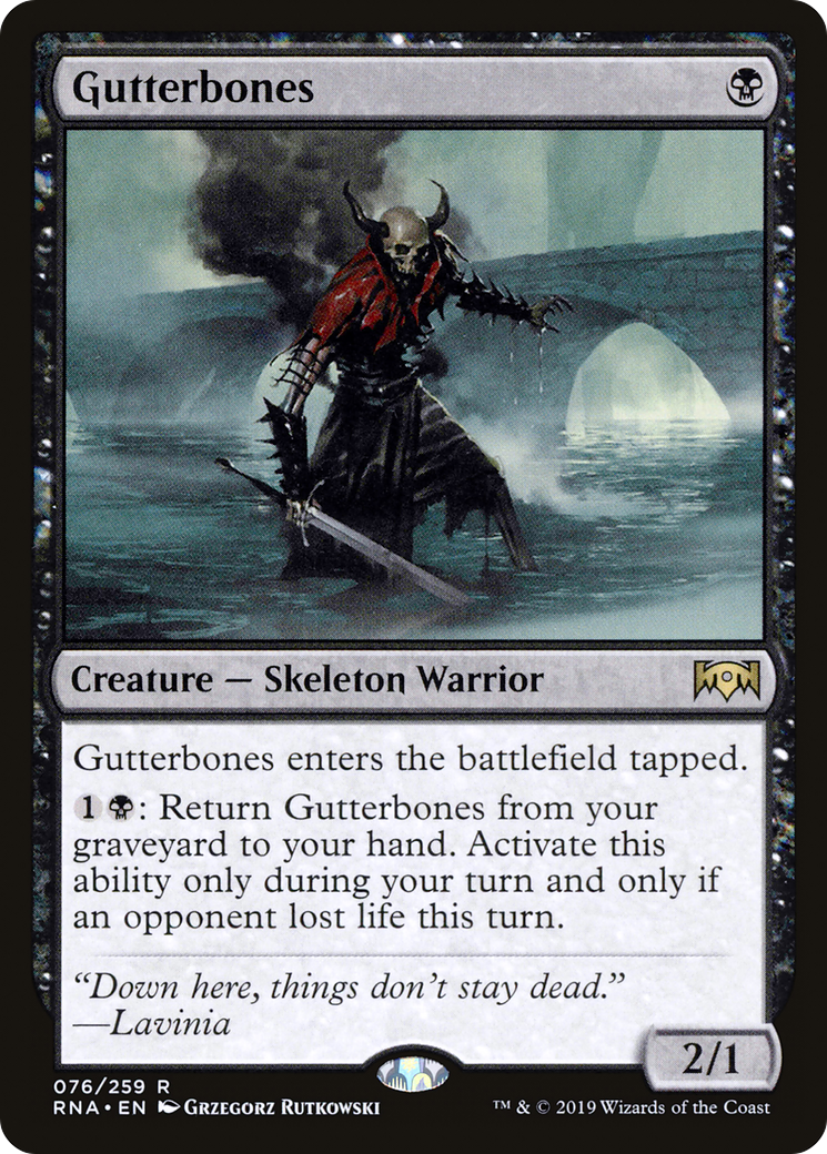 Gutterbones (RNA-076) - Ravnica Allegiance Foil