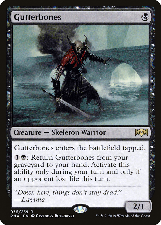 Gutterbones (RNA-076) - Ravnica Allegiance Foil