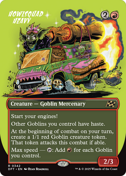 Howlsquad Heavy (DFT-342) - Aetherdrift (Borderless) Foil