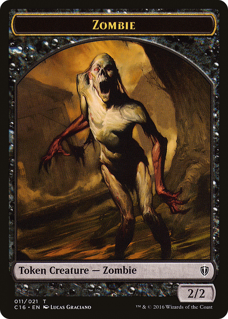Zombie (C16-011) - Commander 2016 Tokens