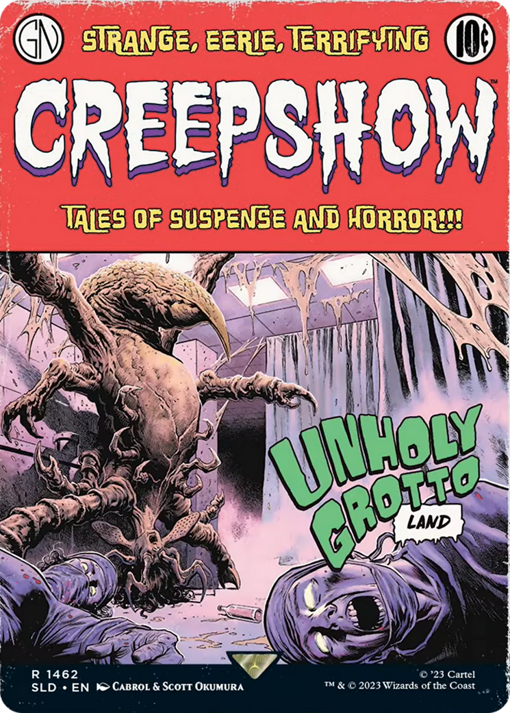Unholy Grotto // Unholy Grotto (SLD-1462) - Secret Lair Drop: (Full Art) (Borderless)