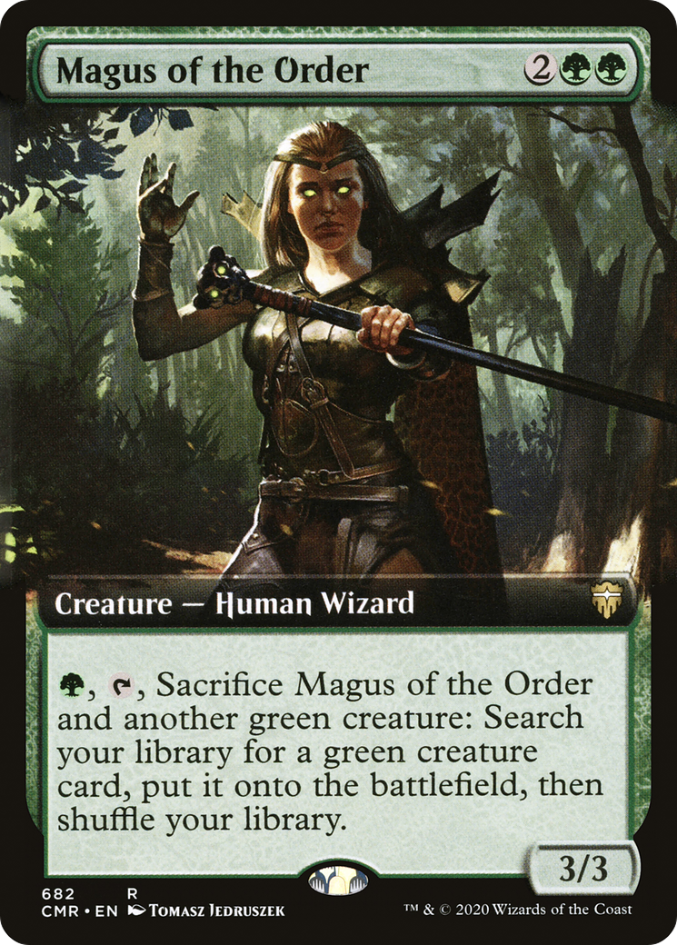 Magus of the Order (CMR-682) - Commander Legends: (Extended Art) Foil