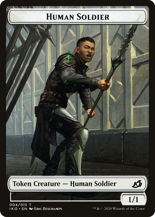 Human Soldier (IKO-004) - Ikoria: Lair of Behemoths Tokens