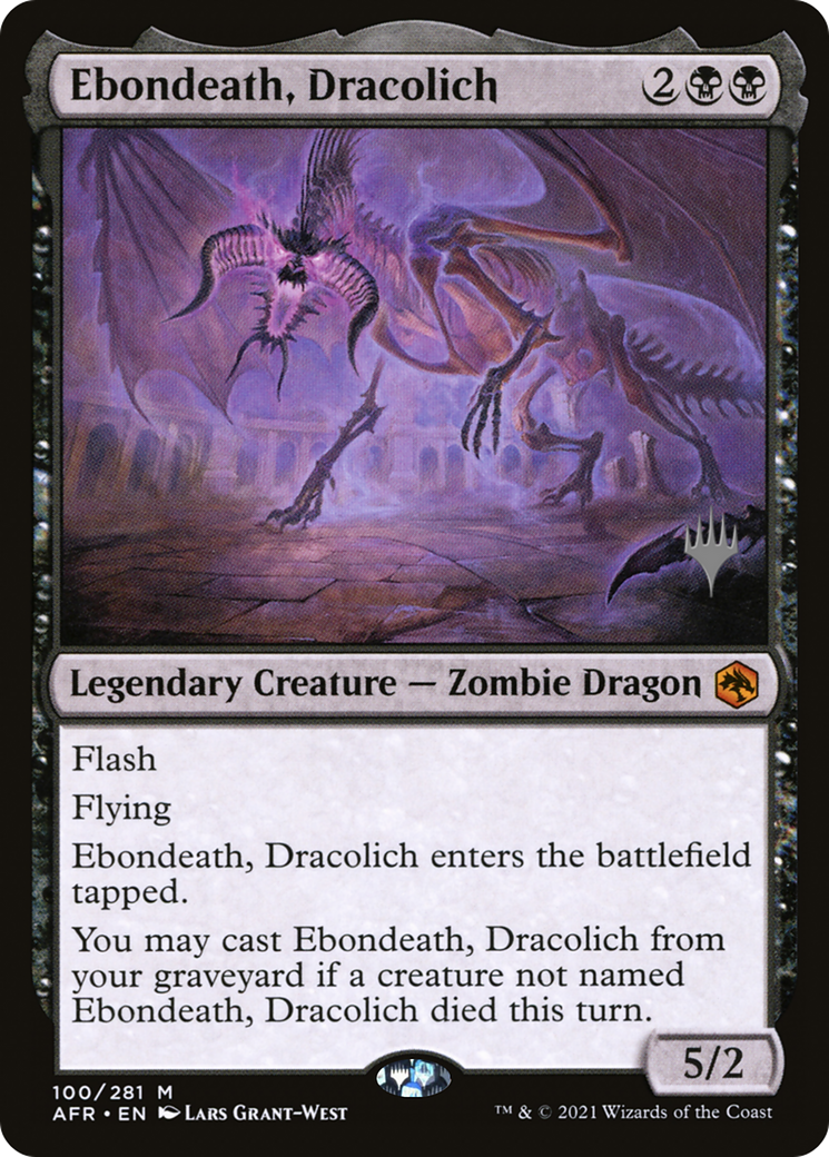 Ebondeath, Dracolich (PPAFR-100) - Adventures in the Forgotten Realms Promos