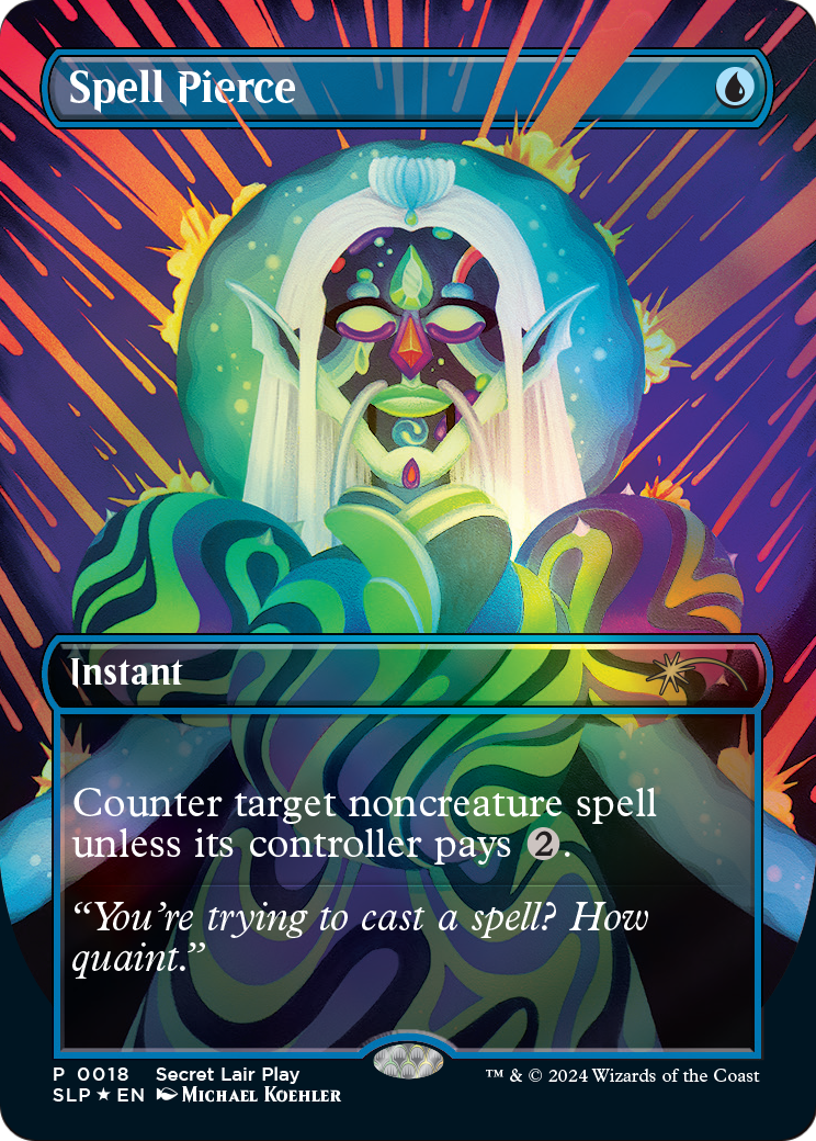 Spell Pierce (SLP-018) - Secret Lair Showdown (Borderless) Foil
