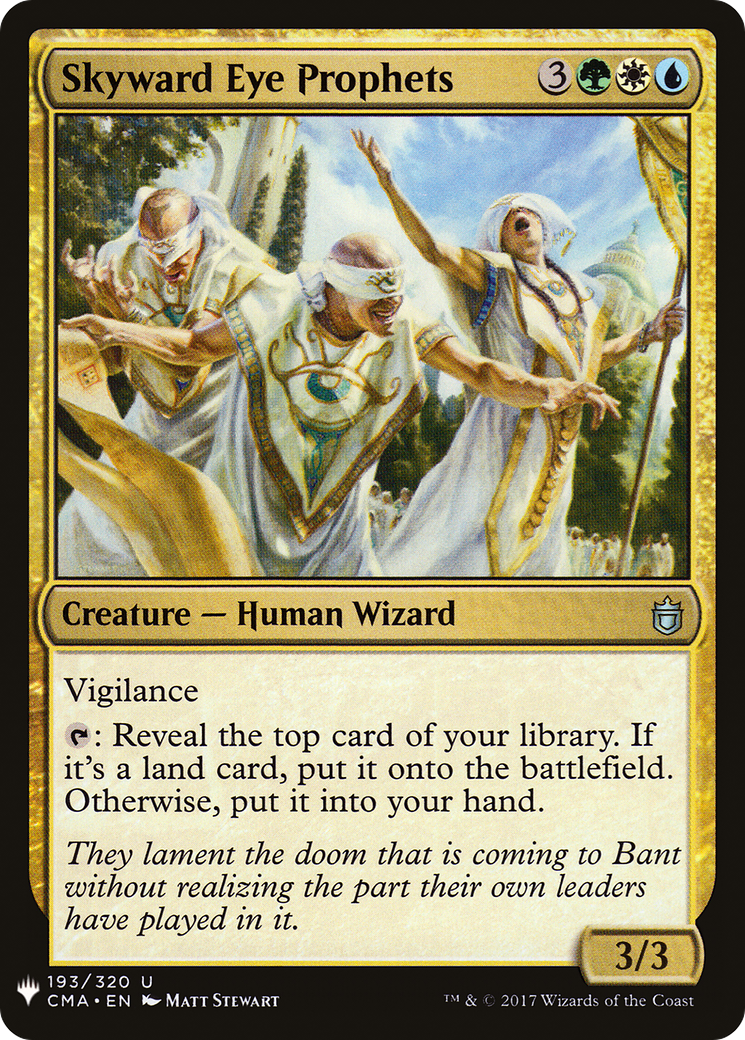 Skyward Eye Prophets (LIST-193) - The List