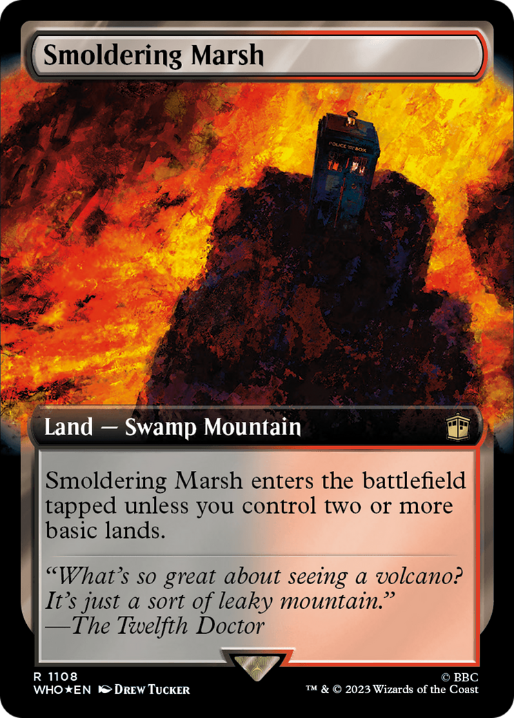 Smoldering Marsh (WHO-1108) - Doctor Who: (Extended Art) Foil