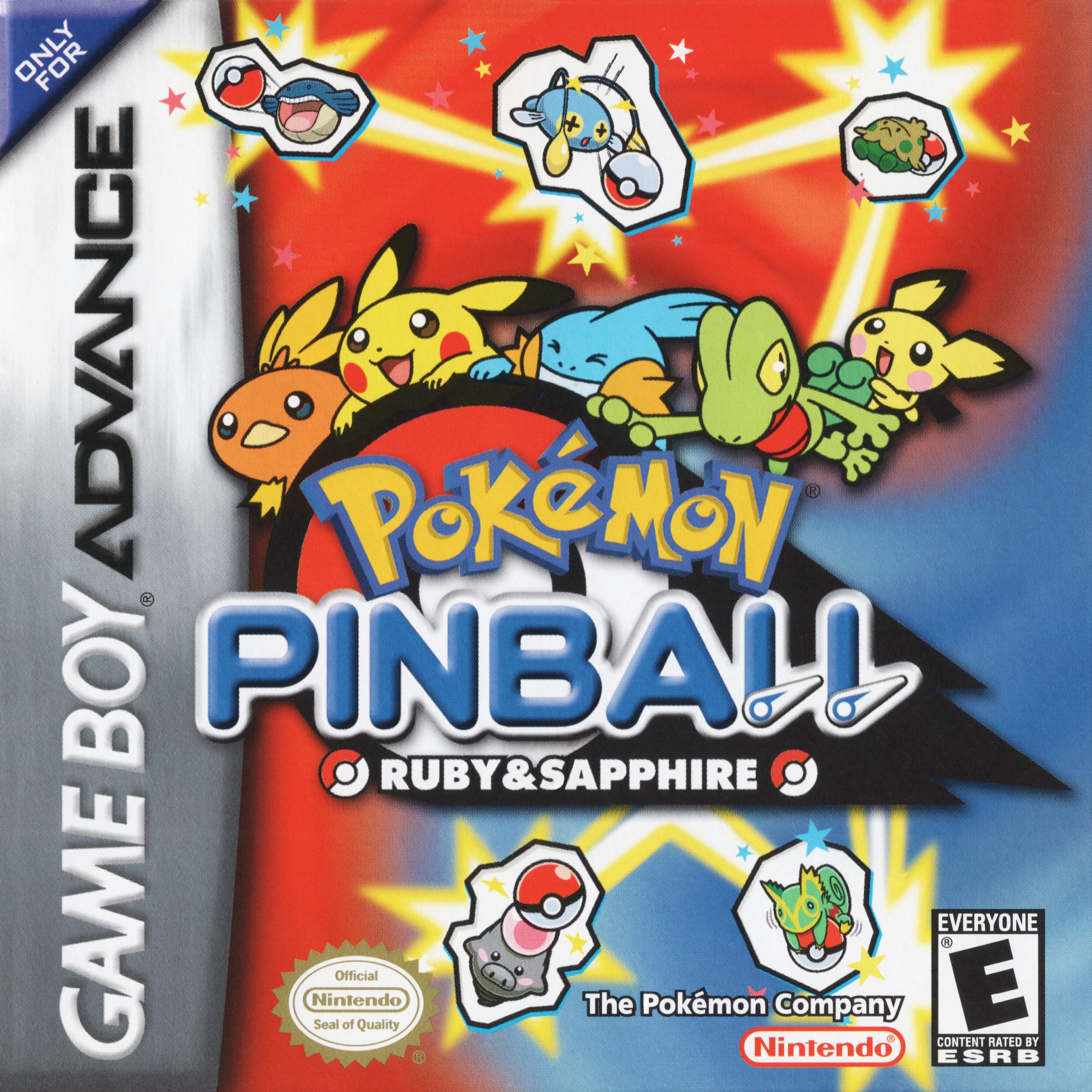 Pokemon Pinball Ruby & Sapphire - Game Boy Advance (GBA)