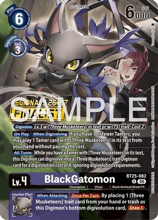 BlackGatomon (Regionals 26-27 Season 2 Finalist) (BT25-082) - Dual Revolution Foil