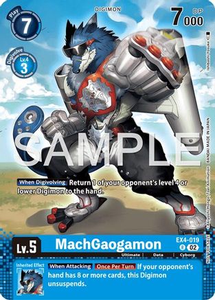 MachGaogamon (Event Pack 10) (EX4-019) - Alternative Being Booster Foil