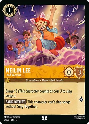 Meilin Lee - Lead Vocalist (7/207) - Attack of the Vine Cold Foil