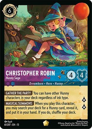 Christopher Robin - Hunny Sage (61/207) - Attack of the Vine Cold Foil