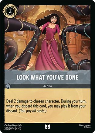 Look What You've Done (200/207) - Attack of the Vine Cold Foil