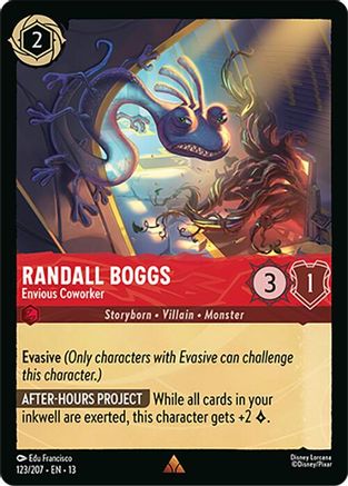 Randall Boggs - Envious Coworker (123/207) - Attack of the Vine Cold Foil