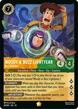 Woody & Buzz Lightyear - Best Buddies (28/207) - Attack of the Vine