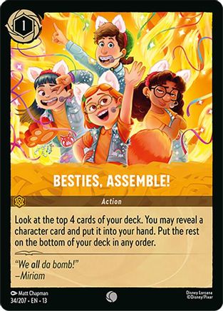 Besties, Assemble! (34/207) - Attack of the Vine Cold Foil