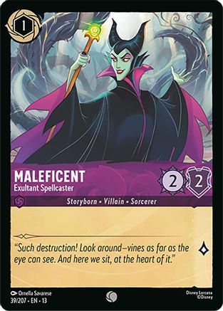Maleficent - Exultant Spellcaster (39/207) - Attack of the Vine