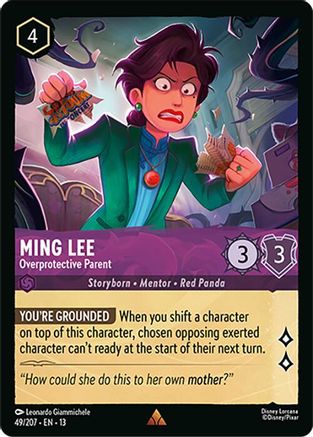 Ming Lee - Overprotective Parent (49/207) - Attack of the Vine Cold Foil
