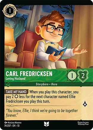 Carl Fredricksen - Loving Husband (Foil) (74/207) - Attack of the Vine Cold Foil