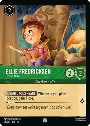 Ellie Fredricksen - Loving Wife (Foil) (75/207) - Attack of the Vine Cold Foil