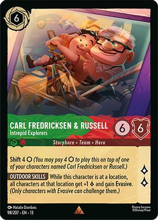 Carl Fredricksen & Russell - Intrepid Explorers (98/207) - Attack of the Vine