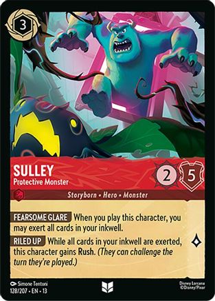 Sulley - Protective Monster (128/207) - Attack of the Vine