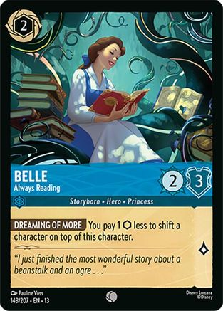 Belle - Always Reading (148/207) - Attack of the Vine Cold Foil