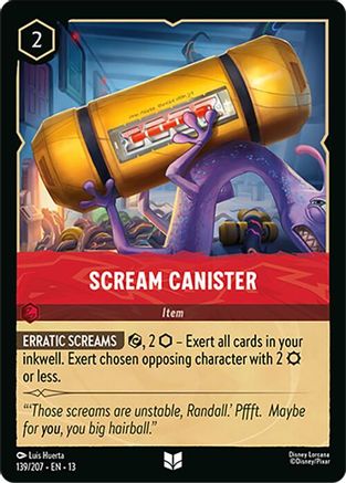 Scream Canister (139/207) - Attack of the Vine Cold Foil