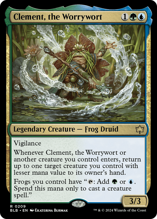 Clement, the Worrywort (BLB-209) - Bloomburrow Foil