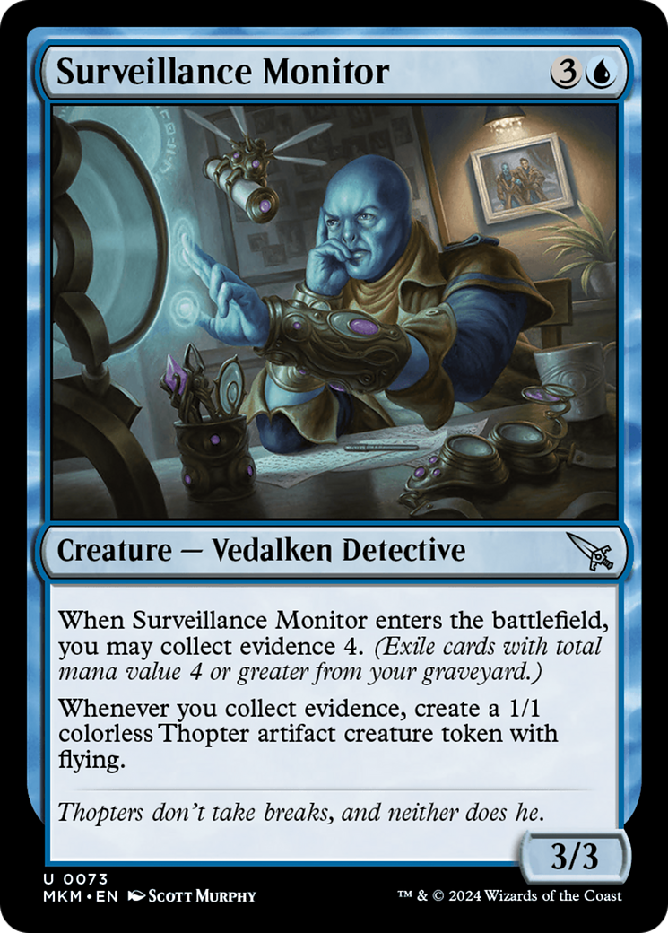 Surveillance Monitor (MKM-073) - Murders at Karlov Manor