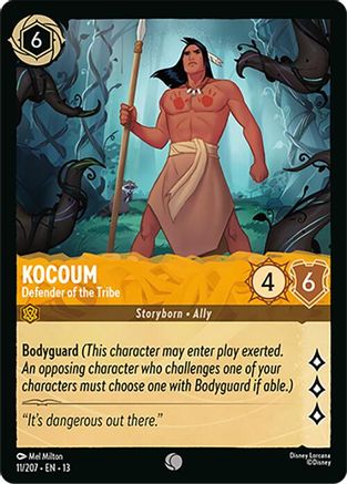 Kocoum - Defender of the Tribe (11/207) - Attack of the Vine