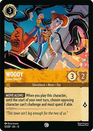 Woody - Town Sheriff (13/207) - Attack of the Vine