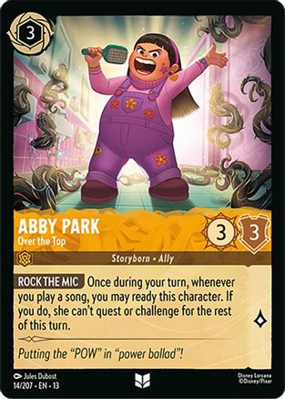 Abby Park - Over the Top (14/207) - Attack of the Vine Cold Foil